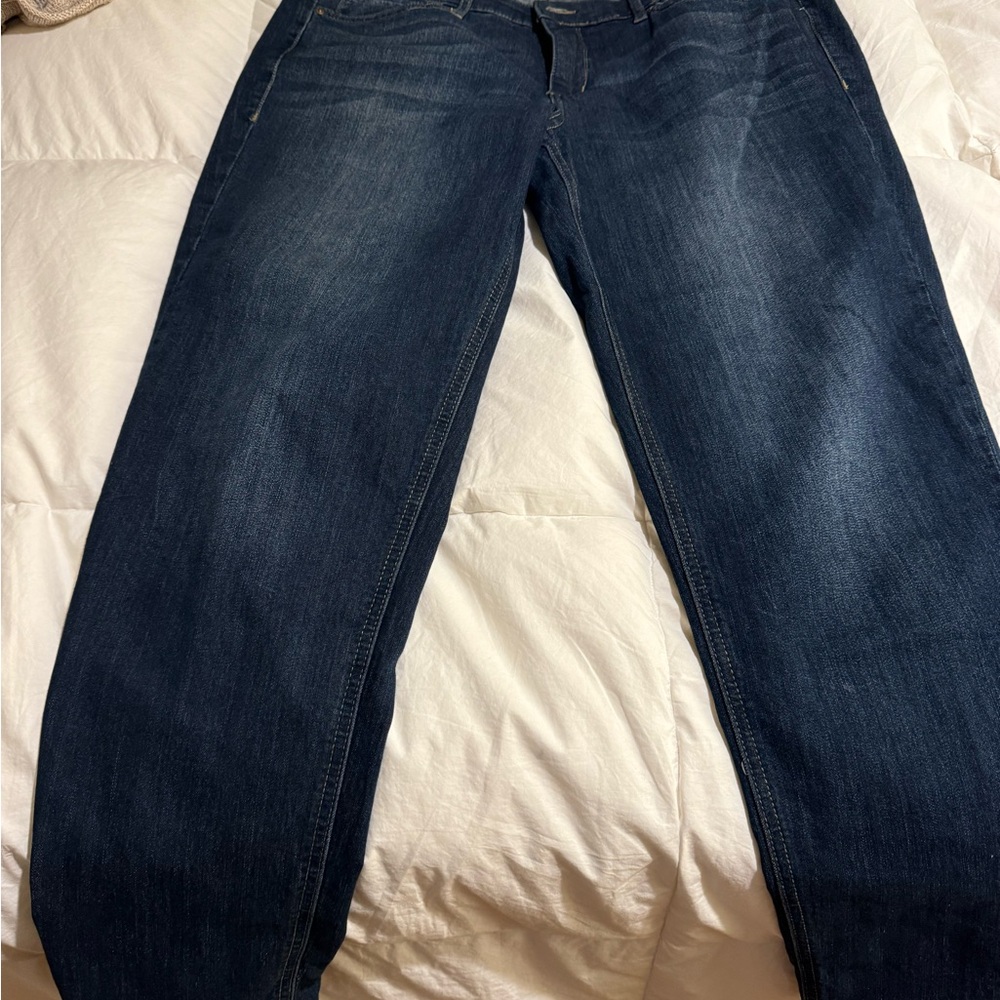 Hardly worn, stretch straight leg jeans
